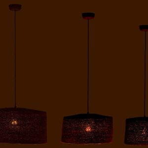 J-Line hanglamp Moonj – gras – roest – 3 stuks J-Line hanglamp Moonj – gras – roest – 3 stuks