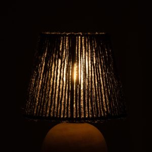 J-Line lamp – hout/metaal – zwart – LED lichtjes J-Line lamp – hout/metaal – zwart – LED lichtjes
