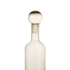J-Line decoratie Fles Norma – glas – grijs – medium J-Line decoratie Fles Norma – glas – grijs – medium