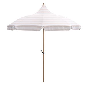Garden Impressions stokparasol Aloha taupe – ecru Ø200 cm Garden Impressions stokparasol Aloha taupe – ecru Ø200 cm