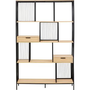 Kare Design Bookshelf Bologna nature 200x125cm