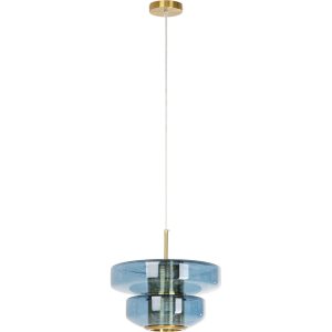 Kare Design Hanglamp Arcadia Ø34cm blauw