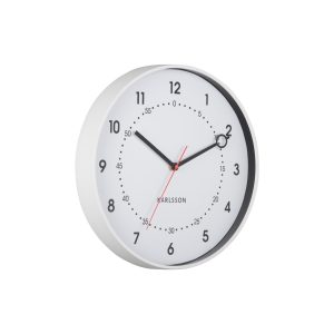 Karlsson wandklok Fresco – wit – Ø31.5cm Karlsson wandklok Fresco – wit – Ø31.5cm