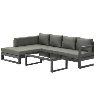Garden Impressions Esmee loungeset rechts carbon black mystic grey