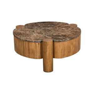 Giga Meubel Salontafel Maeve – Rond – Marmer – 75cm