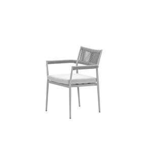 Barcelona dining fauteuil – taupe – rope grey sand – valley sand Barcelona dining fauteuil – taupe – rope grey sand – valley sand