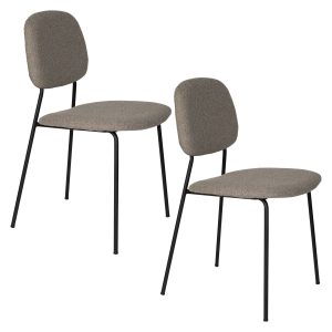 Housecraft Living Roos Eetkamerstoelen Warm Beige – Set van 2