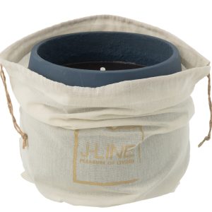 J-Line buitenkaars Cyra – cement – blauw – large J-Line buitenkaars Cyra – cement – blauw – large