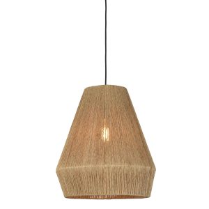 GOOD&MOJO hanglamp Iguazu – bruin – Ø40cm GOOD&MOJO hanglamp Iguazu – bruin – Ø40cm