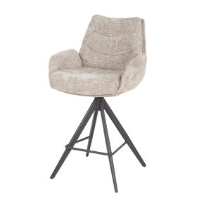 Giga Meubel Barstoel Lounge – Zand – Draaibaar – Zithoogte 67cm – Set Giga Meubel Barstoel Lounge – Zand – Draaibaar – Zithoogte 67cm – Set