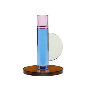 Hübsch kandelaar Astro – kristal – ø10xh14cm Hübsch kandelaar Astro – kristal – ø10xh14cm