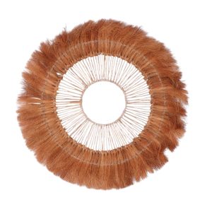 Furnilux Furni-Surya Wandornament Bananenvezel Ø70 cm Furnilux Furni-Surya Wandornament Bananenvezel Ø70 cm