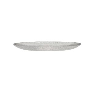 Hübsch bord Fuyu – glas – ø20xh2cm Hübsch bord Fuyu – glas – ø20xh2cm