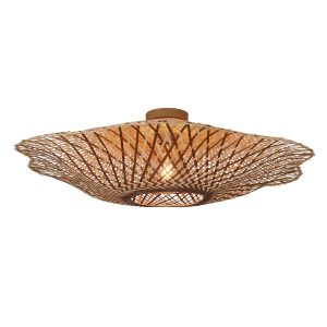 GOOD&MOJO plafonniere MADURA – bruin – Ø87cm GOOD&MOJO plafonniere MADURA – bruin – Ø87cm