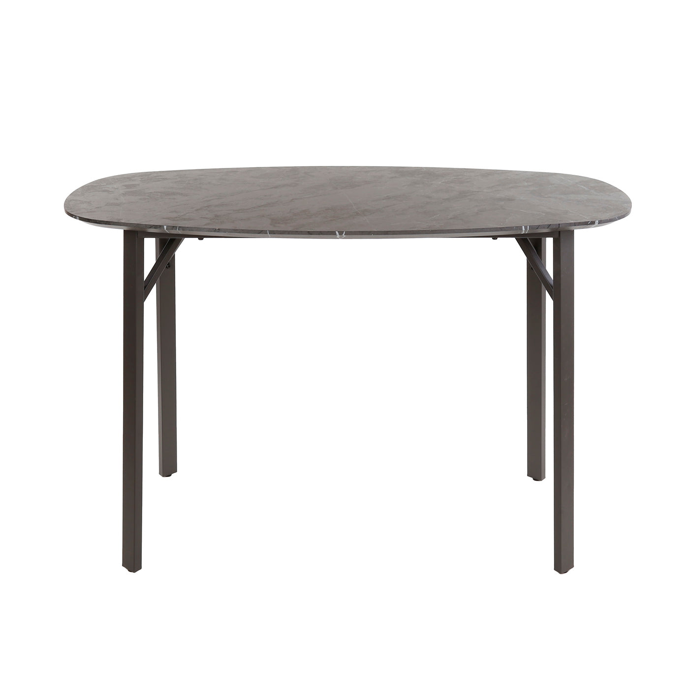 Giga Meubel Bartafel Deens Ovaal - Keramieklook - 140x75x92cm