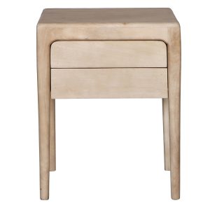 Giga Meubel Nachtkastje Berend – Naturel – Mangohout – 46x38x60cm