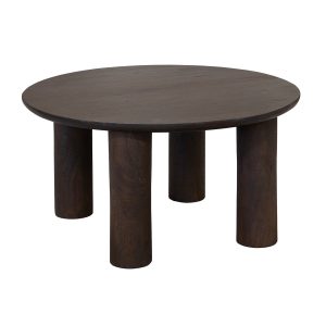Giga Meubel Salontafel Misao – Rond – Mangohout – 75cm