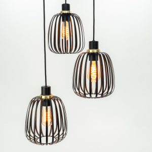EGLO hanglamp Pocicas – e27 – Ø 35 cm – zwart/goud EGLO hanglamp Pocicas – e27 – Ø 35 cm – zwart/goud
