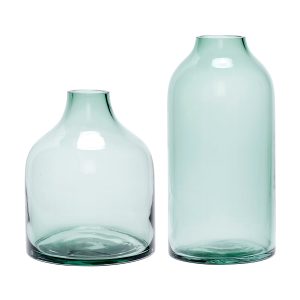 Hübsch vazen Modest – glas – ø17xh21, ø14xh28cm