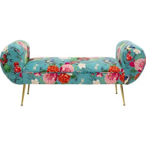 Kare Design Bank Trono Flower Fever blauw Kare Design Bank Trono Flower Fever blauw