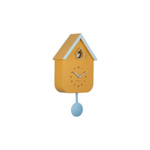 Karlsson wandklok Dupla Color Cuckoo – geel – Ø21.5cm Karlsson wandklok Dupla Color Cuckoo – geel – Ø21.5cm