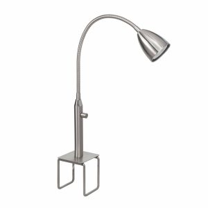Highlight klemlamp Malmö – 1 lichts – 10 x 50 cm – mat-chroom