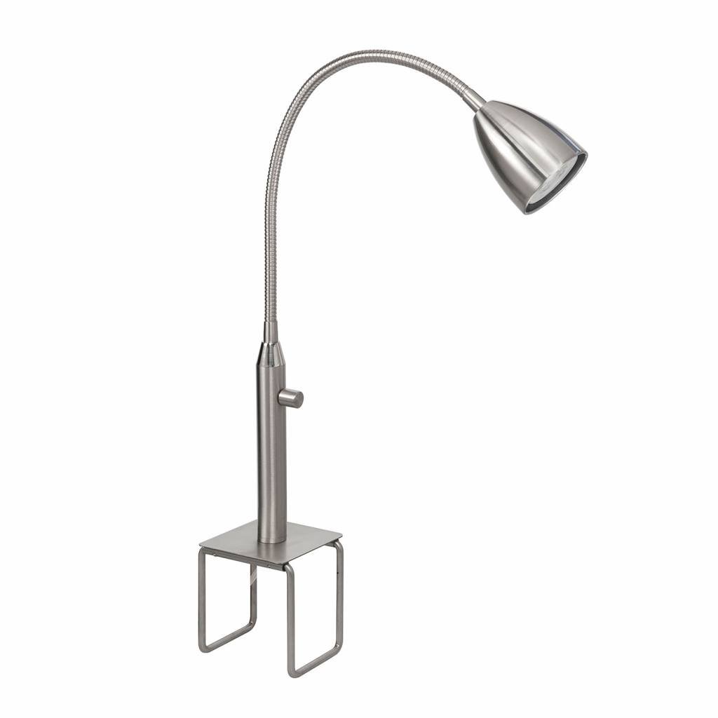 Highlight klemlamp Malmö - 1 lichts - 10 x 50 cm - mat-chroom