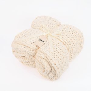 HOME DELUXE Geweven deken LIAN Beige – 140 x 200 cm HOME DELUXE Geweven deken LIAN Beige – 140 x 200 cm
