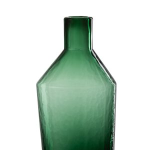 J-Line vaas Fles Decoratief – glas – groen – small – 28 cm hoog