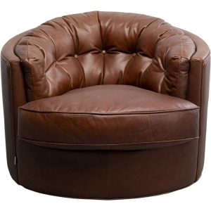 Kare Design Draaifauteuil Music Hall bruin Kare Design Draaifauteuil Music Hall bruin