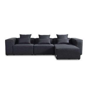 Home Deluxe Modulaire Bank VERONA Antraciet L