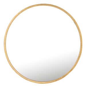 J-Line spiegel Mona Rond – ijzer/glas – goud – medium – Ø 50 cm J-Line spiegel Mona Rond – ijzer/glas – goud – medium – Ø 50 cm