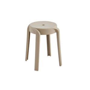 Home Deluxe | Kruk NIVO – Beige, set van 6 | Stapelbaar