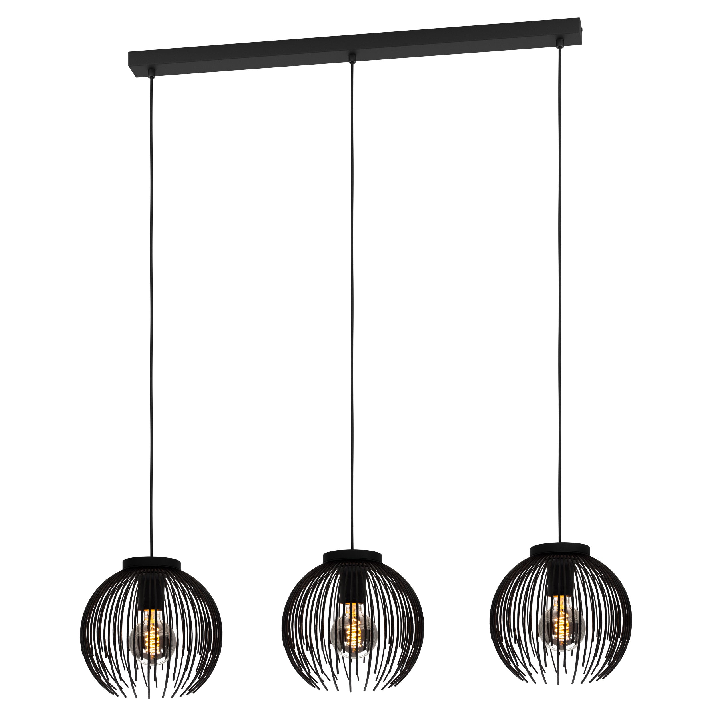EGLO hanglamp Venezuela-A - E27 - 93,5 cm - Zwart