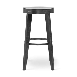 Fameg Fico houten barkruk zwart gebeitst – 75 cm Fameg Fico houten barkruk zwart gebeitst – 75 cm