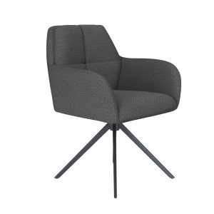 Housecraft Living Pete Eetkamerstoel Metaal Grijs Housecraft Living Pete Eetkamerstoel Metaal Grijs
