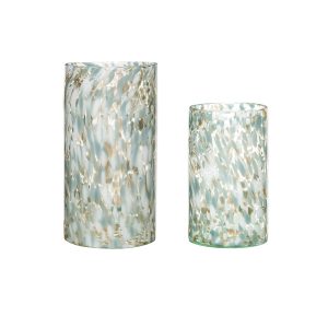 Hübsch vazen Libra – glas – ø17xh28, ø20xh37cm