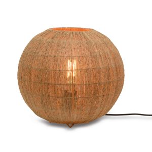 GOOD&MOJO tafellamp Iguazu – bruin – Ø32cm