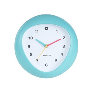 Karlsson wandklok Funky Vibes – blauw – Ø25.5cm