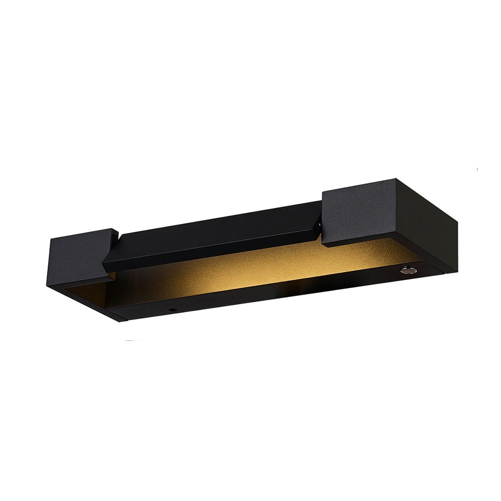 Freelight wandlamp Parete - 1 lichts - 10 x 4 cm - zwart