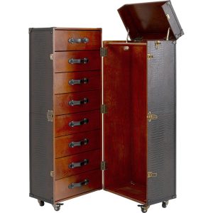 Kare Design Kofferkast Globetrotter croco