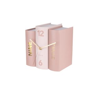 Karlsson tafelklok – roze – 15x20x20cm Karlsson tafelklok – roze – 15x20x20cm