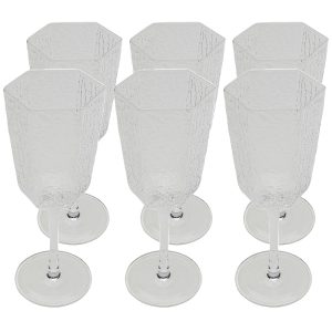 Kare Design Wijnglazen Rode Cascata (6/Set)