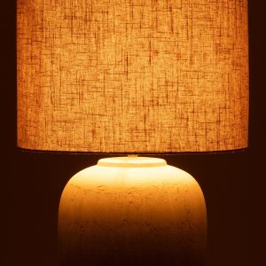 J-Line lamp Mia – keramiek/terracotta – beige – large