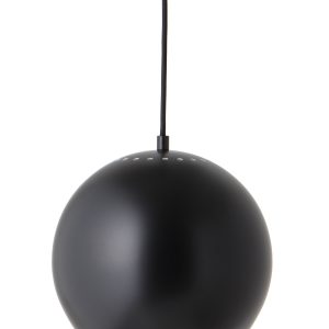 Frandsen hanglamp Ball – zwart – 25x25x20cm