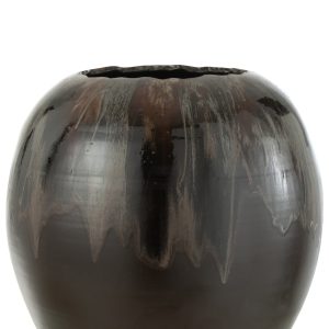 J-Line bloempot – keramiek – bruin – large – Ø 50 cm