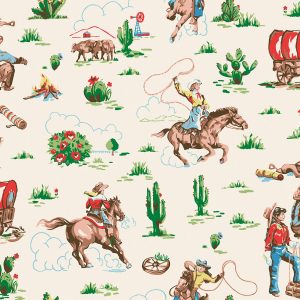 Cath Kidston Vliesbehang – Cowgirls Multi Cath Kidston Vliesbehang – Cowgirls Multi