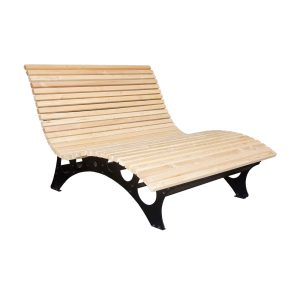 HOME DELUXE wave houten ligstoel TAIGA – 150 cm