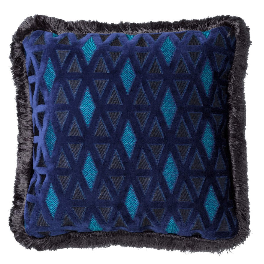 BARON | sierkussen 45x45 cm | Insignia Blue | blauw | Hoii | met duurz
