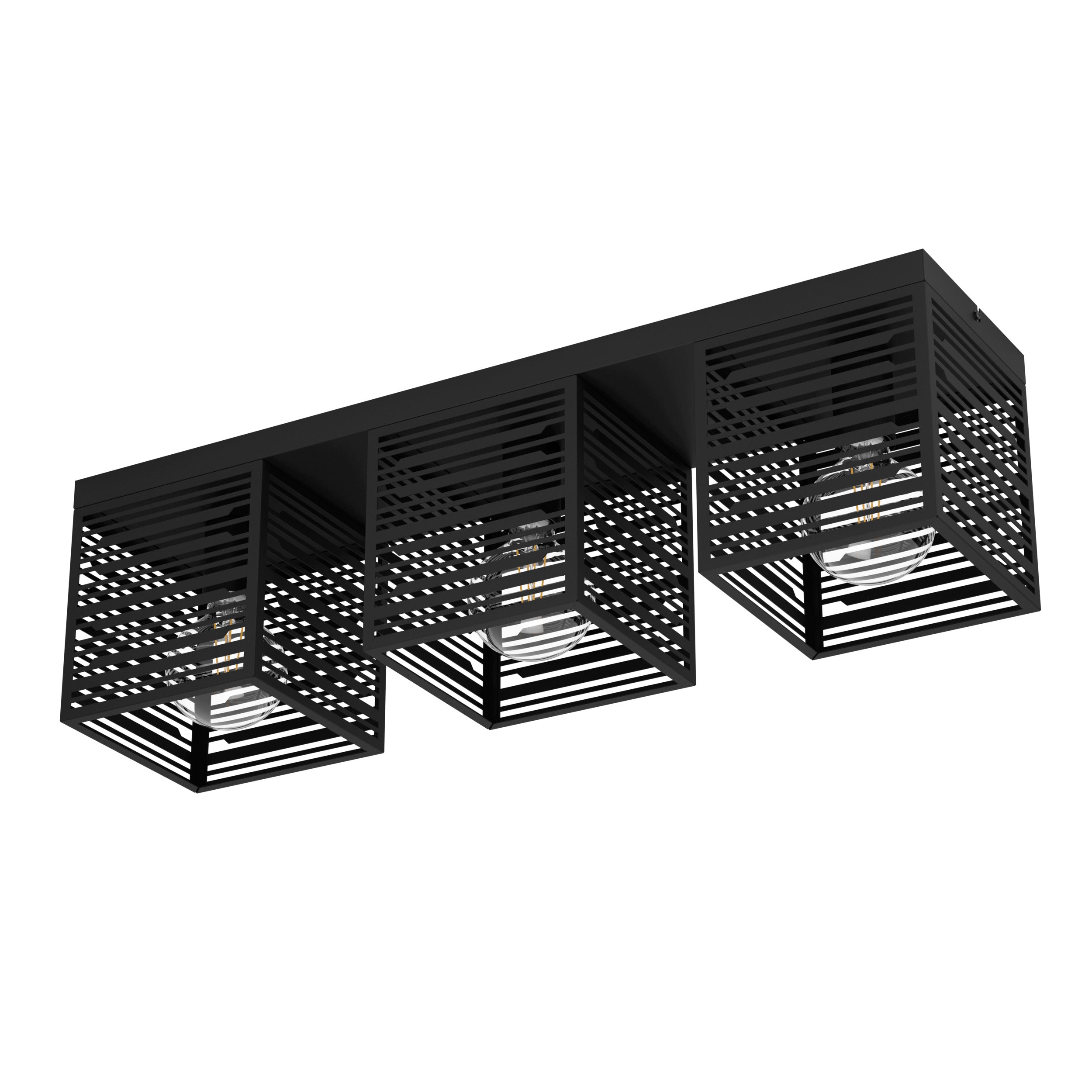 EGLO plafondlamp Piedritas - e27 - 73 cm - zwart